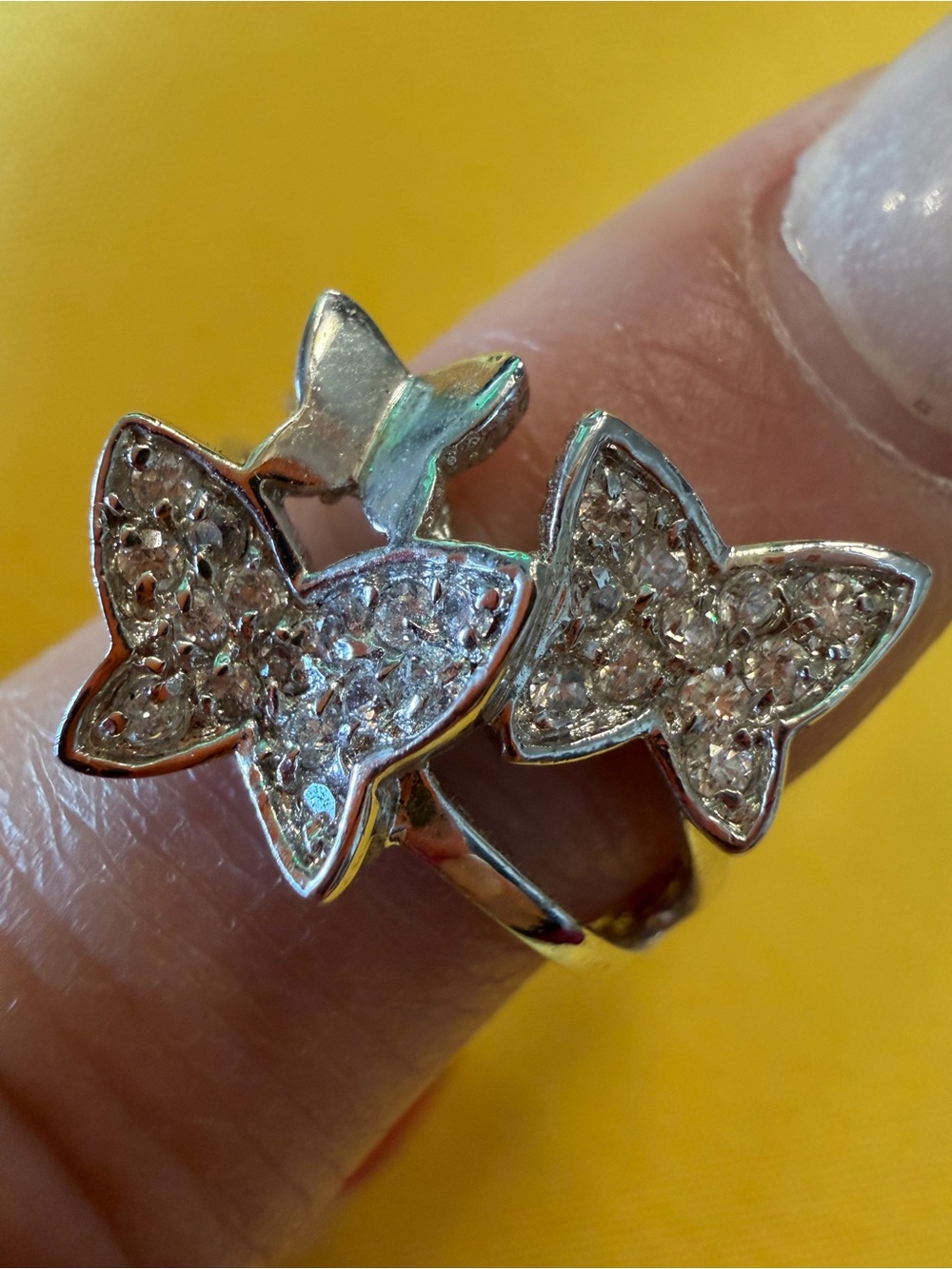 Park Lane Sparkling Butterfly Ring Size 10 New